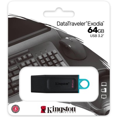 Mem. USB 64GB 3.2 Kingston...