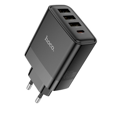 Cargador USB y USB-C 45W...